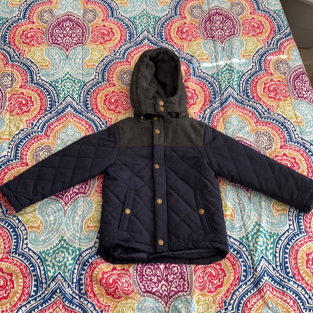 London Fog boys medium (5/6) navy blue coat